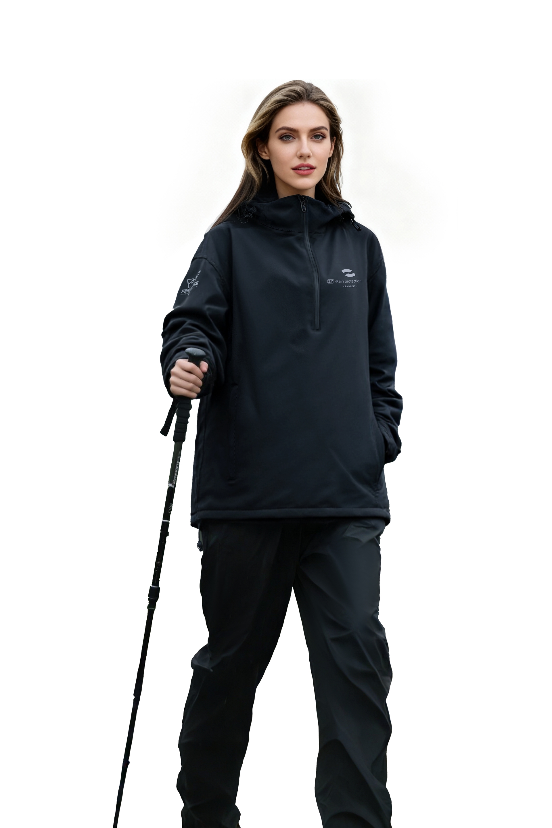 Windproof & Waterproof Motorcycle Raincoat for Adults – PU Membrane Design