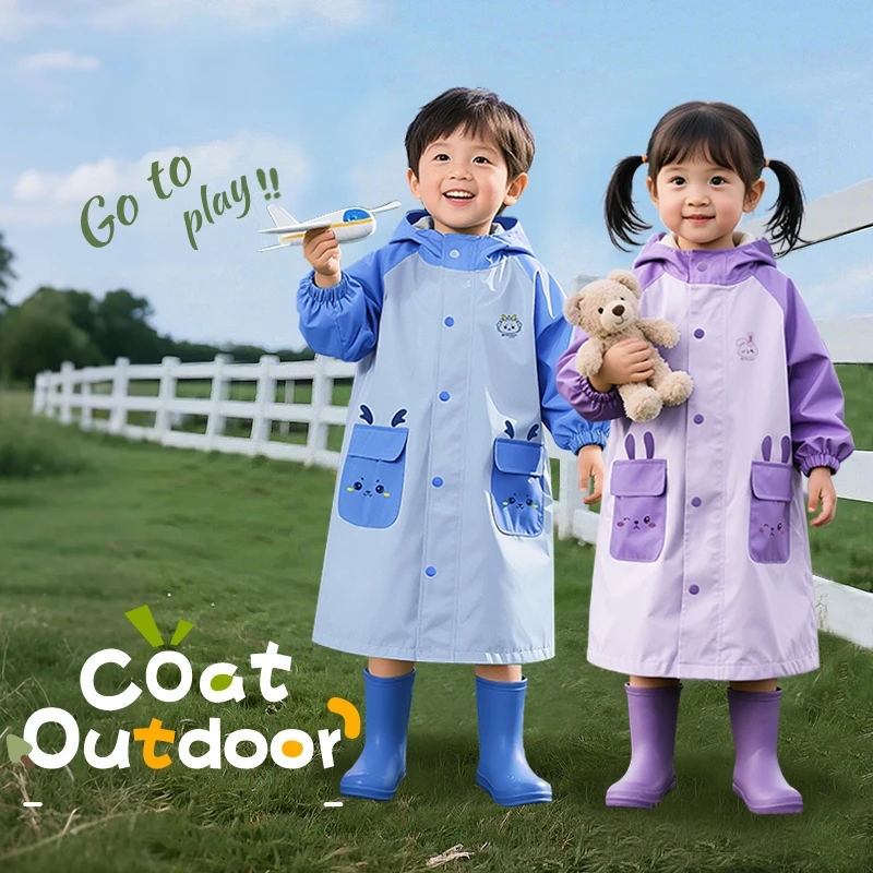 เสื้อกันฝนเด็กน่ารัก: ดีไซน์เก๋ กันน้ำ และลายแพนด้าสุดน่ารัก