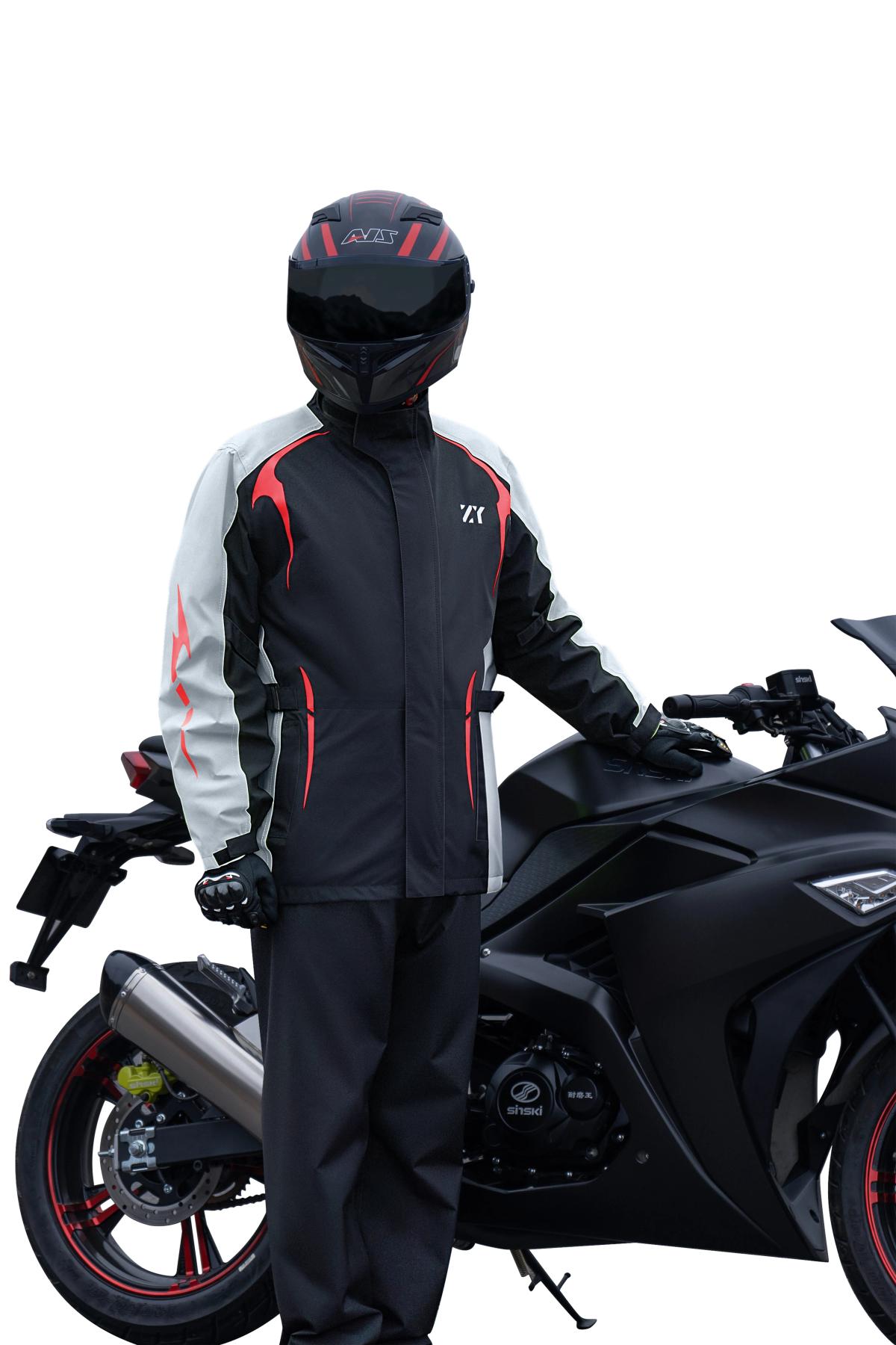 All-Weather Motorcycle Raincoat: Ideal for Commuting and Daily Use