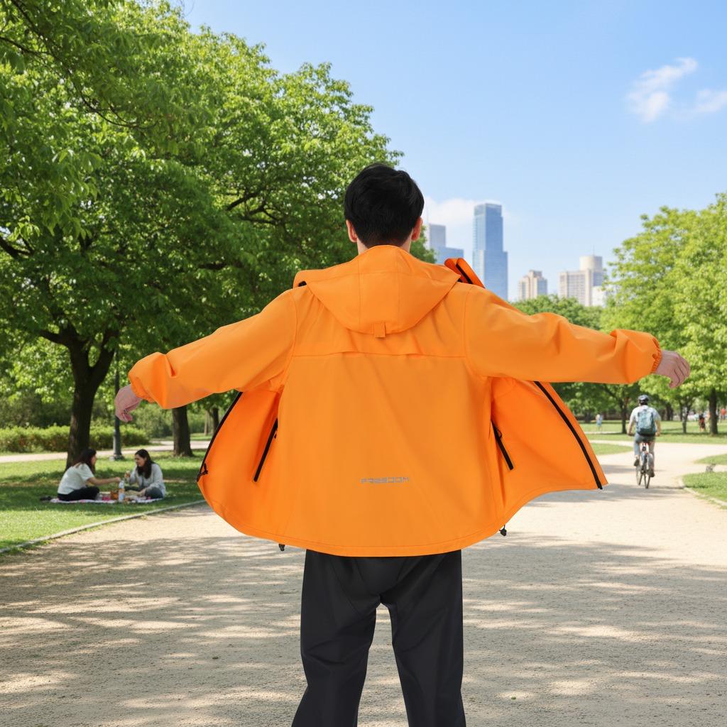 Stay Cozy and Stylish with a Warm Raincoat with Hood