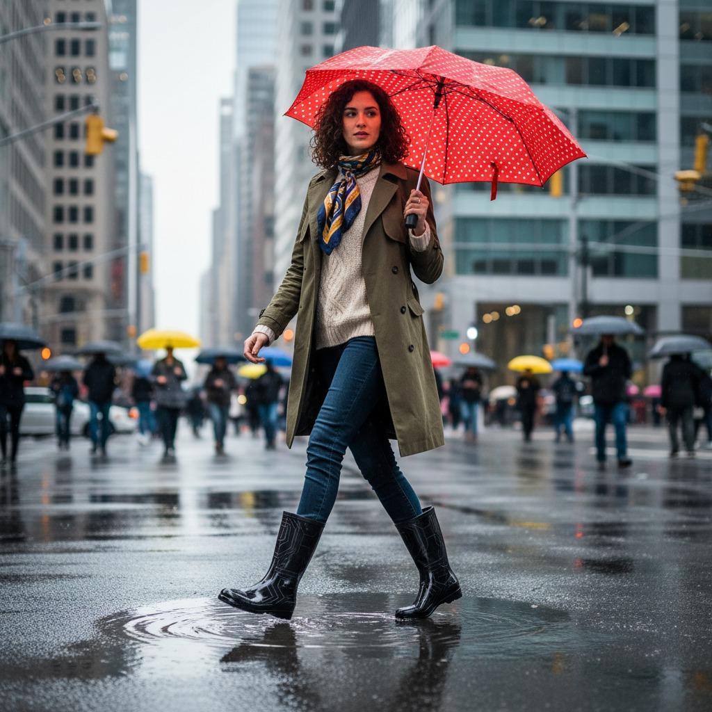 세련되고 실용적인 짧은 레인부츠를 만나보세요