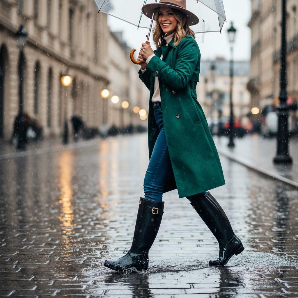 Les meilleures bottes de pluie pour femmes : style et fonctionnalité